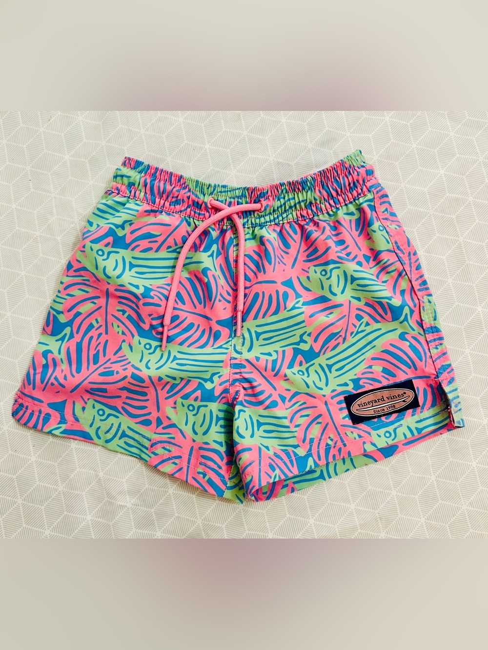 Vineyard Vines Kids size 3T Tropical Fish Swim Shorts